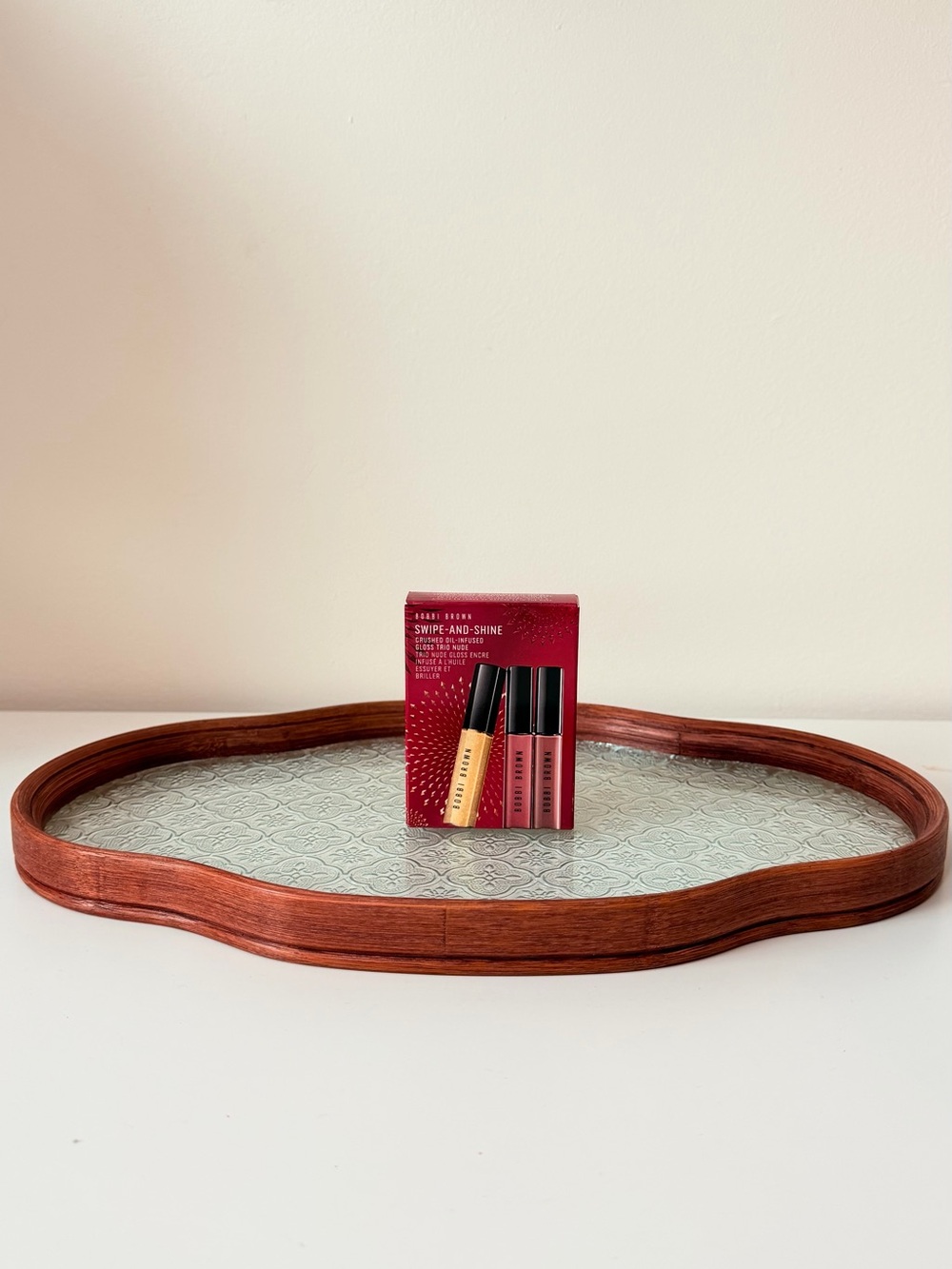 Bobbi Brown Swipe-and-Shine Lip Trio Set - Red, Gold